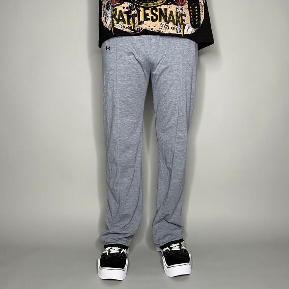 Vintage Y2K Under Armour Sweatpants Mens S Baggy Fit Grey Light Weight - Picture 2 of 4